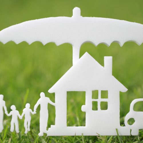 Family Protection Stock Photo